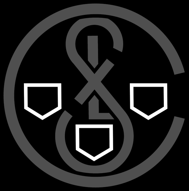 Schwarzes und weißes Logo des Real Madrid Fußball-Clubs mit einem weißen Anker in einem schwarzen Kreis mit einer weißen Umrandung und dem Text "Real Madrid" darunter.